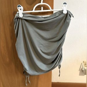 L Express Olive Green Tube Top